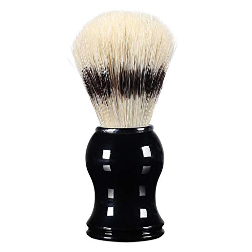 1 x Herren-Rasierpinsel mit Wildschweinborsten, glatt, für Rasur, Barbier, Gesicht, Cl Dieser Pinsel kann eine dicke von DOSERTY
