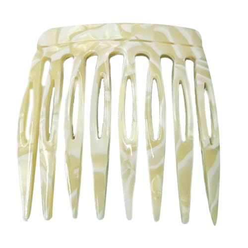 1pc French Styles Haarseitenkämme Für Frauen Mädchen Acetat Haare Erklärungen Sicher Und Elegant Haltshaarclip Haarstücke von DOSERTY