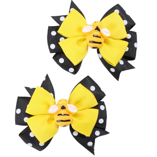 2pcs Creative Flower Designs Ribbon Bögen Haare Haare Zubehör Haarstücke Für Mädchen Und Modische Damen Geeignet von DOSERTY
