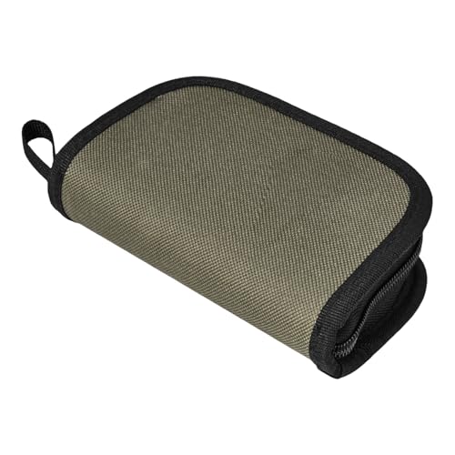 Aufbewahrungstasche für Fliegenköder und Spinner, mit Reißverschlüssen, Pailletten, Ködertasche, Angelhaken-Organizer, Löffel, Spinner, Köder, Köder, Köder, Köder, Köder, Köder, Tasche, mehrfarbig, M von DOSERTY