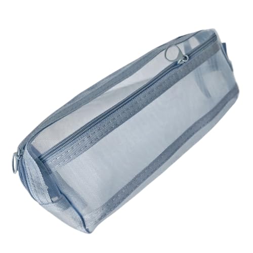 DOSERTY Federmäppchen mit doppelschichtigem Netzstoff, großes Fassungsvermögen, Stifteetui, Netztasche, transparent, doppelschichtig, Netztasche für Schüler, blau DOSERTY Federmäppchen mit doppelschichtigem Netzstoff, großes Fassungsvermögen, Stifteetui, Netztasche, transparent, doppelschichtig, Netztasche für Schüler, blau von DOSERTY