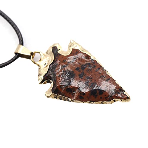 DOSERTY Kristall-Halskette, verstellbar, Naturstein-Anhänger, Halskette, Statement-Schmuck, eleganter Temperament-Kristall für Damen, Einheitsgröße, Wie beschrieben, Wie beschrieben von DOSERTY