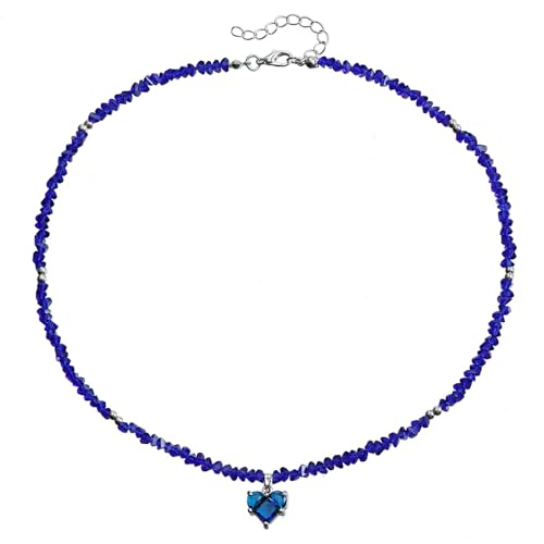 DOSERTY Modische handgefertigte Halskette mit Liebesherz, eleganter Charm, robuste Glasperlen aus Legierung für stilvollen Komfort, elegante Halskette, Einheitsgröße, Wie beschrieben, Wie beschrieben DOSERTY Modische handgefertigte Halskette mit Liebesherz, eleganter Charm, robuste Glasperlen aus Legierung für stilvollen Komfort, elegante Halskette, Einheitsgröße, Wie beschrieben, Wie beschrieben von DOSERTY