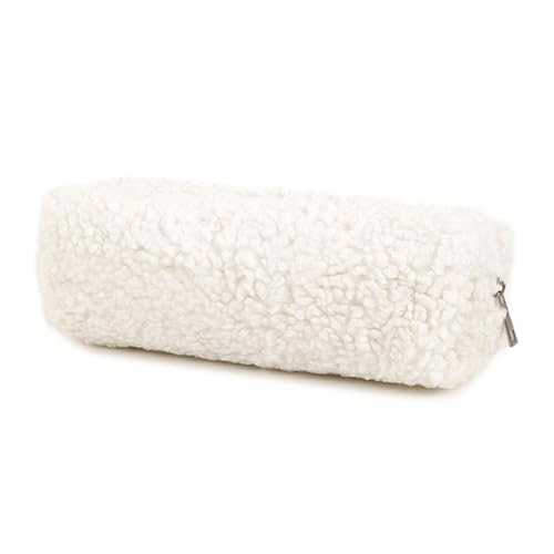 DOSERTY Plüsch Bleistiftkoffer Reißverschluss Bleistiftbeutel Für Schüler Erwachsener Großer Kapazität Tragbarer Stift Organisatoren Reisen Kosmetikbeutel Stiftbeutel von DOSERTY