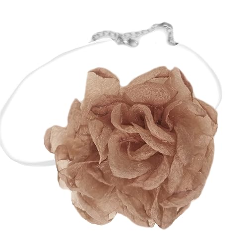 DOSERTY Schlichte Gaze Blumen Choker Halskette Kurzhalsband Halskette Halskette Hochzeit Party Schmuck Frauen Teenager Mädchen Schlüsselbein Kette Kurz Elegant Schmuck, Einheitsgröße, Wie beschrieben DOSERTY Schlichte Gaze Blumen Choker Halskette Kurzhalsband Halskette Halskette Hochzeit Party Schmuck Frauen Teenager Mädchen Schlüsselbein Kette Kurz Elegant Schmuck, Einheitsgröße, Wie beschrieben von DOSERTY