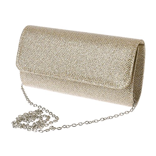 Damen Abend Schultertasche Braut Clutch Party Prom Hochzeit Umschlag Handtasche Abend Handtasche, B, One Size von DOSERTY