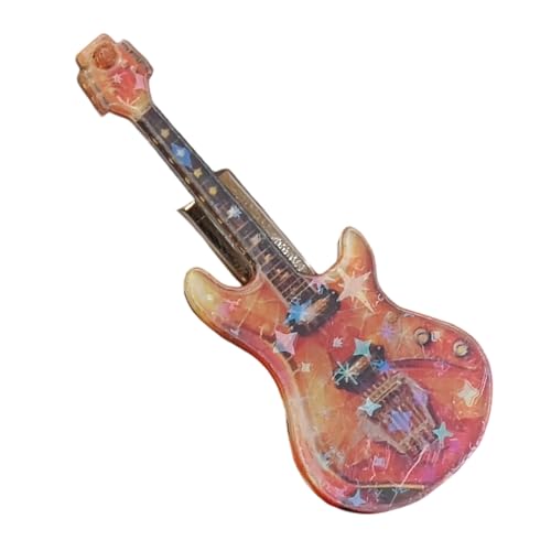Leichte Gitarren-Haarspange, modisch, langlebig, einzigartige Haarnadel für Musikfestivals und lässige Looks Leichte Gitarren-Haarspange, modisch, langlebig, einzigartige Haarnadel für Musikfestivals und lässige Looks von DOSERTY