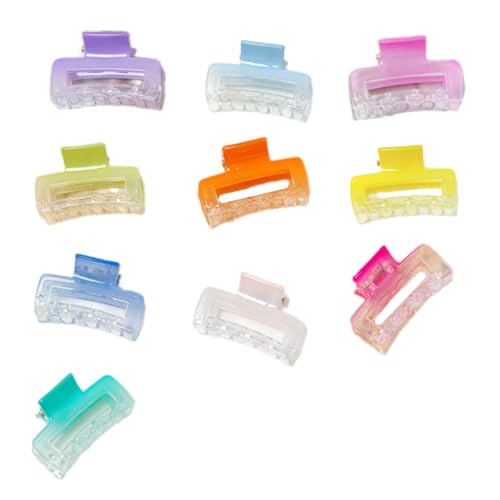 Packung Von 10 Allmählich Farbhaarklauenclips Koreanischer Typ Sweet Girls Pons Haarnadeln Für Schnelle Frisur Packung Von 10 Allmählich Farbhaarklauenclips Koreanischer Typ Sweet Girls Pons Haarnadeln Für Schnelle Frisur von DOSERTY