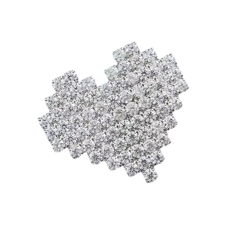 Trendy Love Heart Brosche Fade Resistant Alloy Handwerkskunst Mehrzweckkleidung Verzierung Für Frauen Lady Heart Pin Für Frauen von DOSERTY