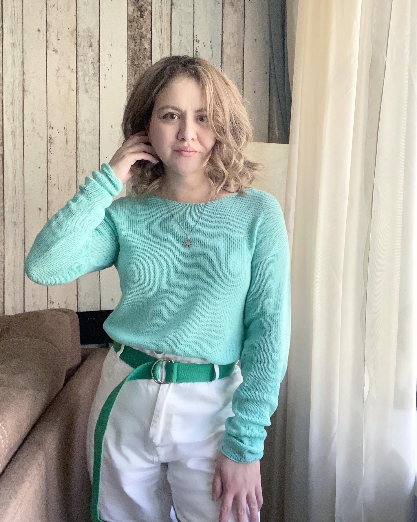 Baumwoll-Strick-Durchsickerpullover Für Frauen. Locker Gestricktes Langarm-Sommerpullover. Oversized Pullover. Strand Strickpullover Nach Maß Baumwoll-Strick-Durchsickerpullover Für Frauen. Locker Gestricktes Langarm-Sommerpullover. Oversized Pullover. Strand Strickpullover Nach Maß von DOSSOVAwear
