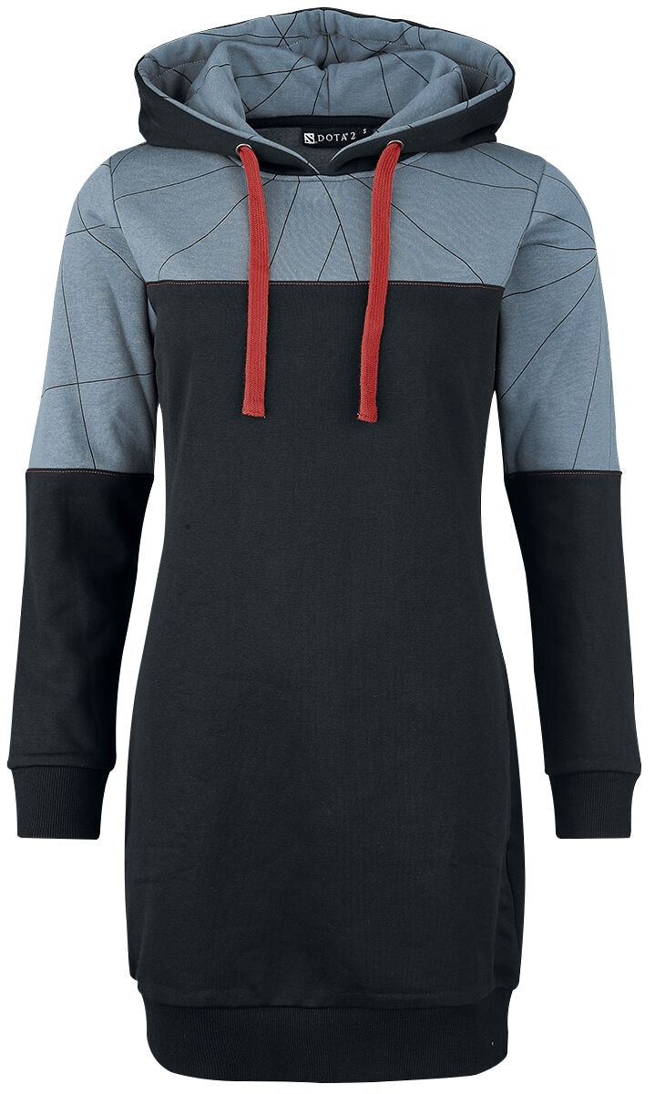 DOTA 2 - Gaming Kleid knielang - Team Up - S bis L - für Damen - Größe L - schwarz/grau  - EMP exklusives Merchandise! von DOTA 2