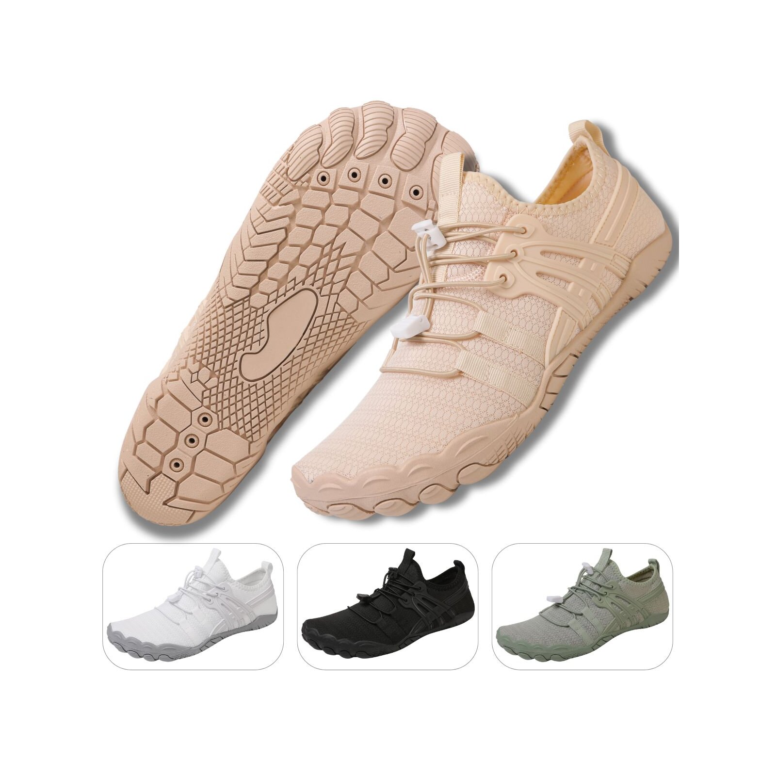 DOTALES - BalanceStep Barfußschuhe Beige 37 von DOTALES