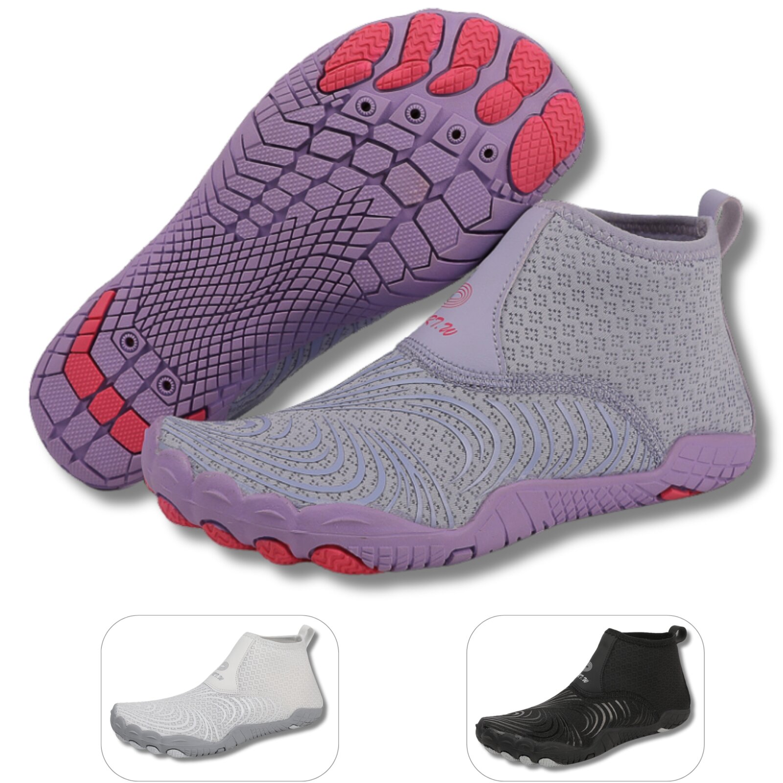 DOTALES - GripStep Barfußschuhe Lila 36 von DOTALES