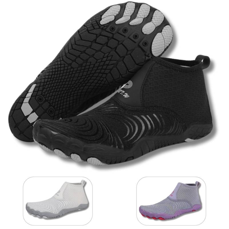 DOTALES - GripStep Barfußschuhe Schwarz 36 von DOTALES