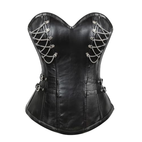 DOTBUY-SHOP Korsett Bauchweg Damen, Vintage Stilvoll Leder Corsage Oberteil Korsage Vollbrust Corsage Top Wäsche Gothic Shaper Bustier Corset Korsage Bridal S-XXL DOTBUY-SHOP Korsett Bauchweg Damen, Vintage Stilvoll Leder Corsage Oberteil Korsage Vollbrust Corsage Top Wäsche Gothic Shaper Bustier Corset Korsage Bridal S-XXL von DOTBUY-SHOP