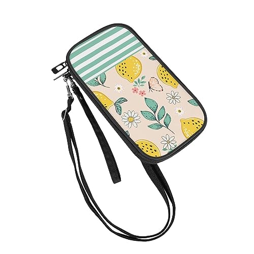 DOTBUY-SHOP Reisepass Tasche Familie Reiseorganizer,Zitrone Muster Reisepasshülle Familie 4 Pässe, Reisepass Brieftasche Reisedokumententasche Reisepass Organizer für Damen Männer (Schmetterling) von DOTBUY-SHOP