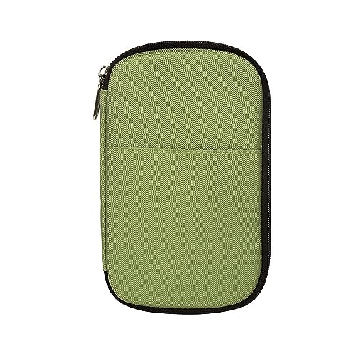 DOTBUY-SHOP Reisepasshülle Damen Männer, Oxford Reisepass Organizer, Tragbarkeit Passport Cover für Kreditkarten, Ausweis und Reisedokumente (Grün,1PC) von DOTBUY-SHOP