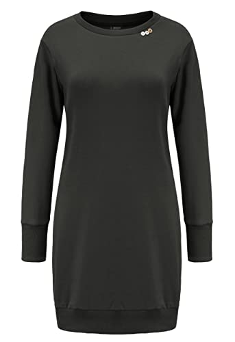 DOTIN Damen Sweatkleid Langarm Sweatshirt Pulloverkleid Herbst Hoodie Kleider Lässiges Jumper Tops, Dunkelgrau, M DOTIN Damen Sweatkleid Langarm Sweatshirt Pulloverkleid Herbst Hoodie Kleider Lässiges Jumper Tops, Dunkelgrau, M von DOTIN