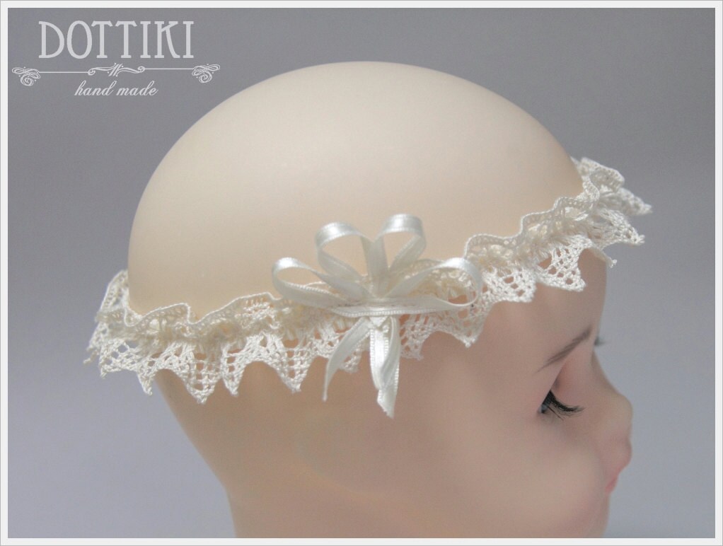 Baby Taufe Stirnband von DOTTIKI