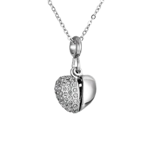 DOTUIARG Edelstahl Einäscherung Schmuck Engel Flügel Herz Urne Anhänger Halskette für Asche Kristall Andenken Halter Gedenkschmuck DOTUIARG Edelstahl Einäscherung Schmuck Engel Flügel Herz Urne Anhänger Halskette für Asche Kristall Andenken Halter Gedenkschmuck von DOTUIARG