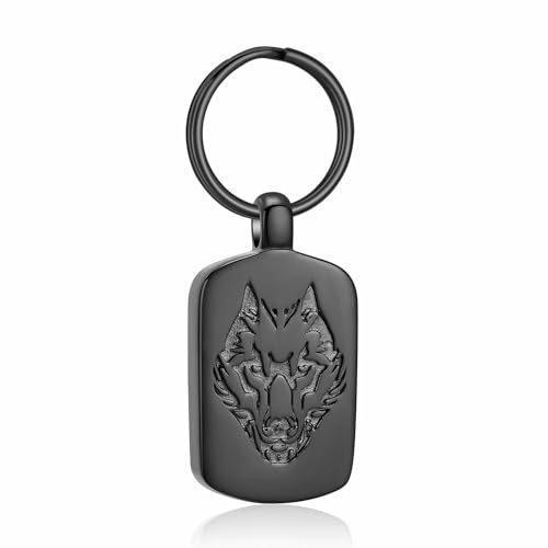 DOTUIARG Einäscherung Schlüsselanhänger für Asche Hundemarke Urne Gedenkschmuck Beerdigung Andenken Geschenk für Männer Frauen DOTUIARG Einäscherung Schlüsselanhänger für Asche Hundemarke Urne Gedenkschmuck Beerdigung Andenken Geschenk für Männer Frauen von DOTUIARG