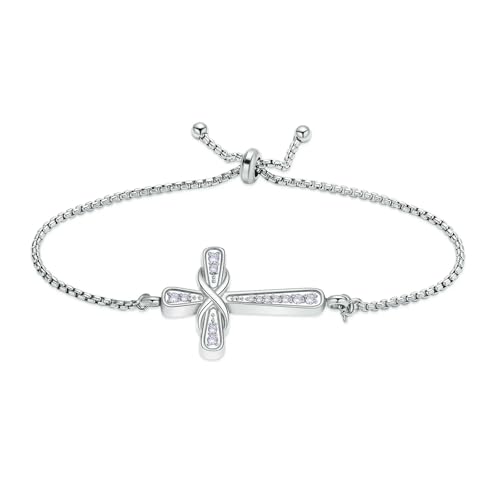 DOTUIARG Einäscherung Schmuck Kreuz Urne Armband für Asche für Frauen Memorial Andenken Asche Armbänder des geliebten Menschen von DOTUIARG