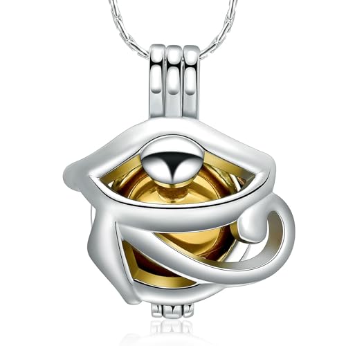 DOTUIARG Einäscherung Schmuck für Asche Memorial Anhänger Urne Halskette Mensch Haustier Asche Halter Andenken für Männer Frauen von DOTUIARG
