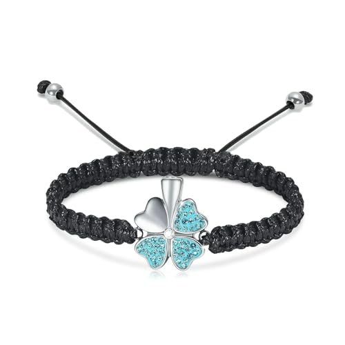 DOTUIARG Einäscherung Urne Armband für Asche verstellbarer Armreif Gedenkschmuck Beerdigung Andenken Geschenk für Frauen Mädchen von DOTUIARG