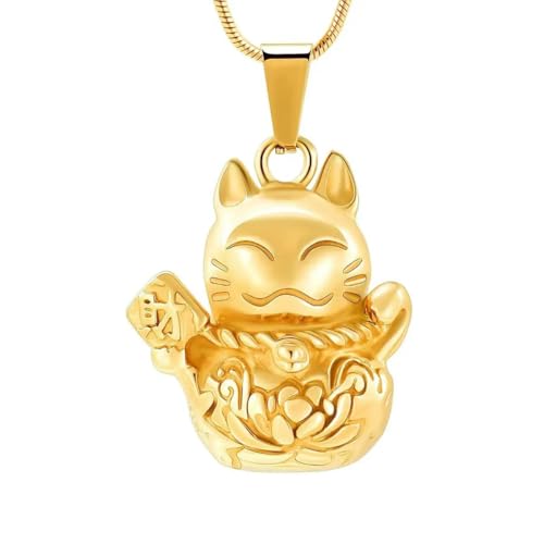 DOTUIARG Feuerbestattung Schmuck Urne Halskette für Asche für Frauen Männer Geschenke Edelstahl Andenken Asche Anhänger Memorial Halskette von DOTUIARG