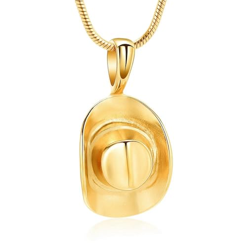 DOTUIARG Feuerbestattung Urne Anhänger Halskette Halter für Asche Parfüm Memorial Asche Urne Schmuck Damen/Männer Geschenk von DOTUIARG