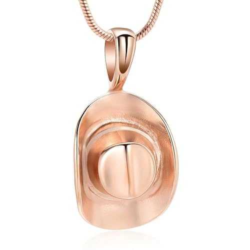 DOTUIARG Feuerbestattung Urne Anhänger Halskette Halter für Asche Parfüm Memorial Asche Urne Schmuck Damen/Männer Geschenk von DOTUIARG