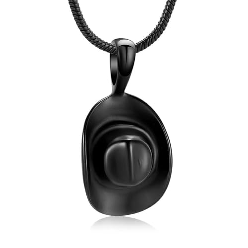 DOTUIARG Feuerbestattung Urne Anhänger Halskette Halter für Asche Parfüm Memorial Asche Urne Schmuck Damen/Männer Geschenk von DOTUIARG