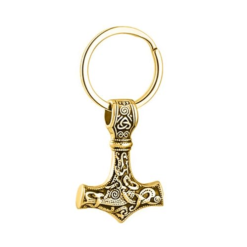 DOTUIARG Hammer Cremation Schlüsselanhänger für Asche - Edelstahl Urne Anhänger Andenken Schmuck für Männer von DOTUIARG