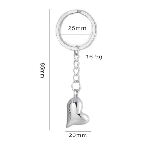 DOTUIARG Herz Urne Memorial Schlüsselanhänger Edelstahl Schlüsselanhänger Memorial Andenken Asche Schmuck DOTUIARG Herz Urne Memorial Schlüsselanhänger Edelstahl Schlüsselanhänger Memorial Andenken Asche Schmuck von DOTUIARG