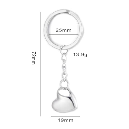 DOTUIARG Herz Urne Memorial Schlüsselanhänger Edelstahl Schlüsselanhänger Memorial Andenken Asche Schmuck DOTUIARG Herz Urne Memorial Schlüsselanhänger Edelstahl Schlüsselanhänger Memorial Andenken Asche Schmuck von DOTUIARG