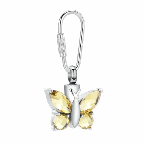 DOTUIARG Kristall Schmetterling Einäscherung Urnen Schlüsselanhänger Asche Memorial Andenken Urne für Mensch/Haustier Asche Charme Anhänger Schmuck Schlüsselanhänger Schlüsselanhänger DOTUIARG Kristall Schmetterling Einäscherung Urnen Schlüsselanhänger Asche Memorial Andenken Urne für Mensch/Haustier Asche Charme Anhänger Schmuck Schlüsselanhänger Schlüsselanhänger von DOTUIARG