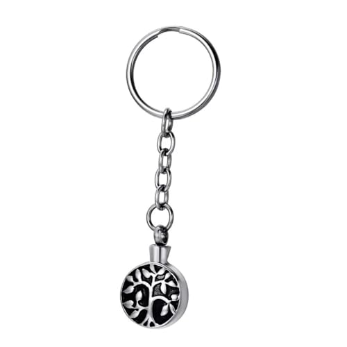 DOTUIARG Life Tree Edelstahl Memorial Andenken Urne Schlüsselanhänger für Asche Einäscherung Schlüsselanhänger Schmuck kann angepasst werden DOTUIARG Life Tree Edelstahl Memorial Andenken Urne Schlüsselanhänger für Asche Einäscherung Schlüsselanhänger Schmuck kann angepasst werden von DOTUIARG