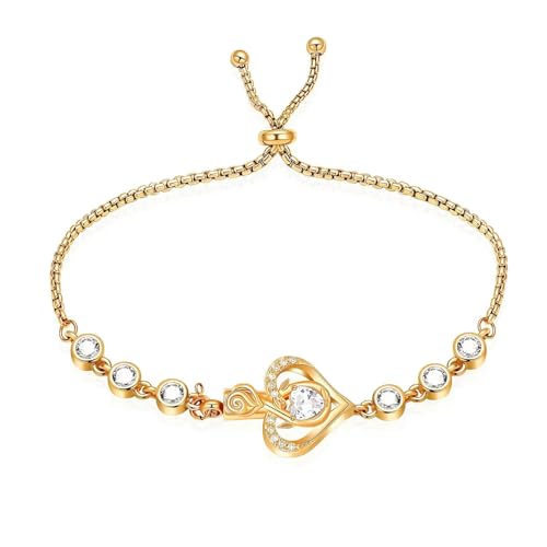 DOTUIARG Rosenblume Urne Armband für Asche Herz Kristall Einäscherung Schmuck für Frauen Männer Andenken Armband Memorial Menschliche Asche Schmuck von DOTUIARG