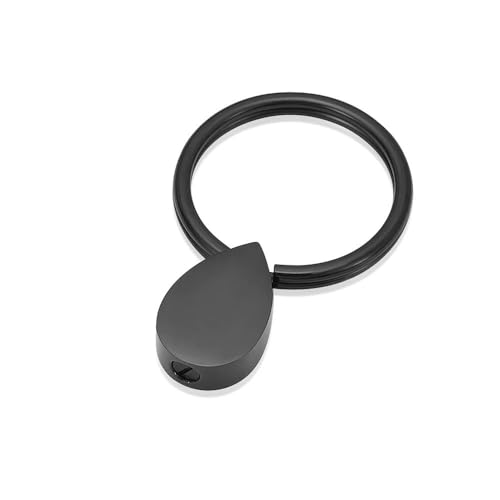 DOTUIARG Teardrop Asche Schlüsselanhänger Einäscherung Urnen Schmuck Edelstahl Charm Anhänger Für Asche Halter Memorial Andenken Schlüsselanhänger von DOTUIARG