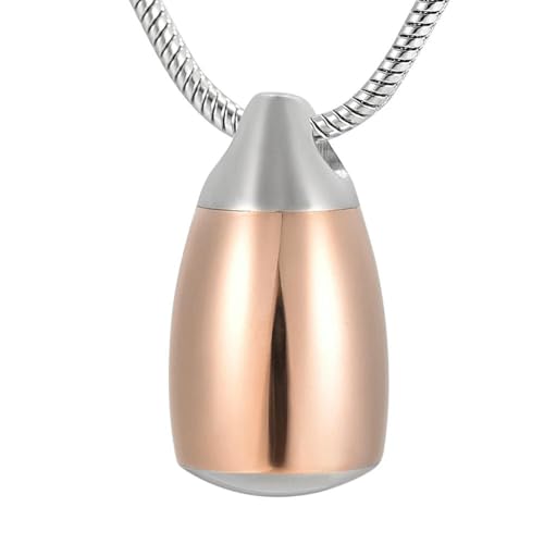 DOTUIARG Träne Tropfen Memroial Schmuck Memory Leave Anhänger Halten Asche Wasser Tropfen Einäscherung Urne Halskette Für Haustier/Mensch Asche von DOTUIARG