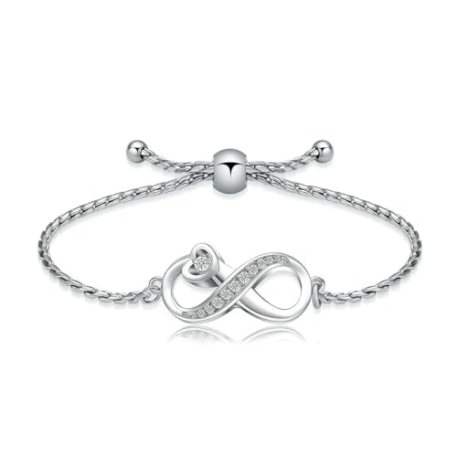 DOTUIARG Urne Armband für Asche für Frauen Mädchen Edelstahl Zirkonia Einäscherung Andenken Schmuck Geschenk für Verlust geliebter Mensch von DOTUIARG