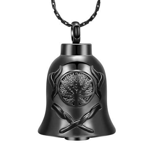 DOTUIARG Urne Halskette für Asche Mensch Haustier Memorial Anhänger Einäscherung Schmuck Andenken Geschenk für Männer Frauen von DOTUIARG