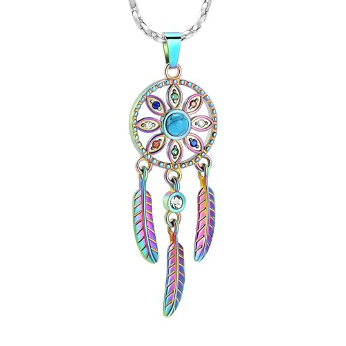 DOTUIARG Urne Halsketten für Asche Einäscherung Schmuck Asche Halter Anhänger Memorial Andenken Geschenk für Frauen Männer von DOTUIARG