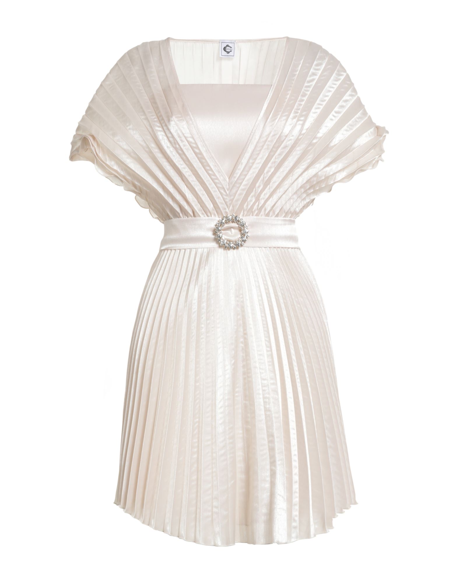 DOUBLE C Mini-kleid Damen Beige von DOUBLE C