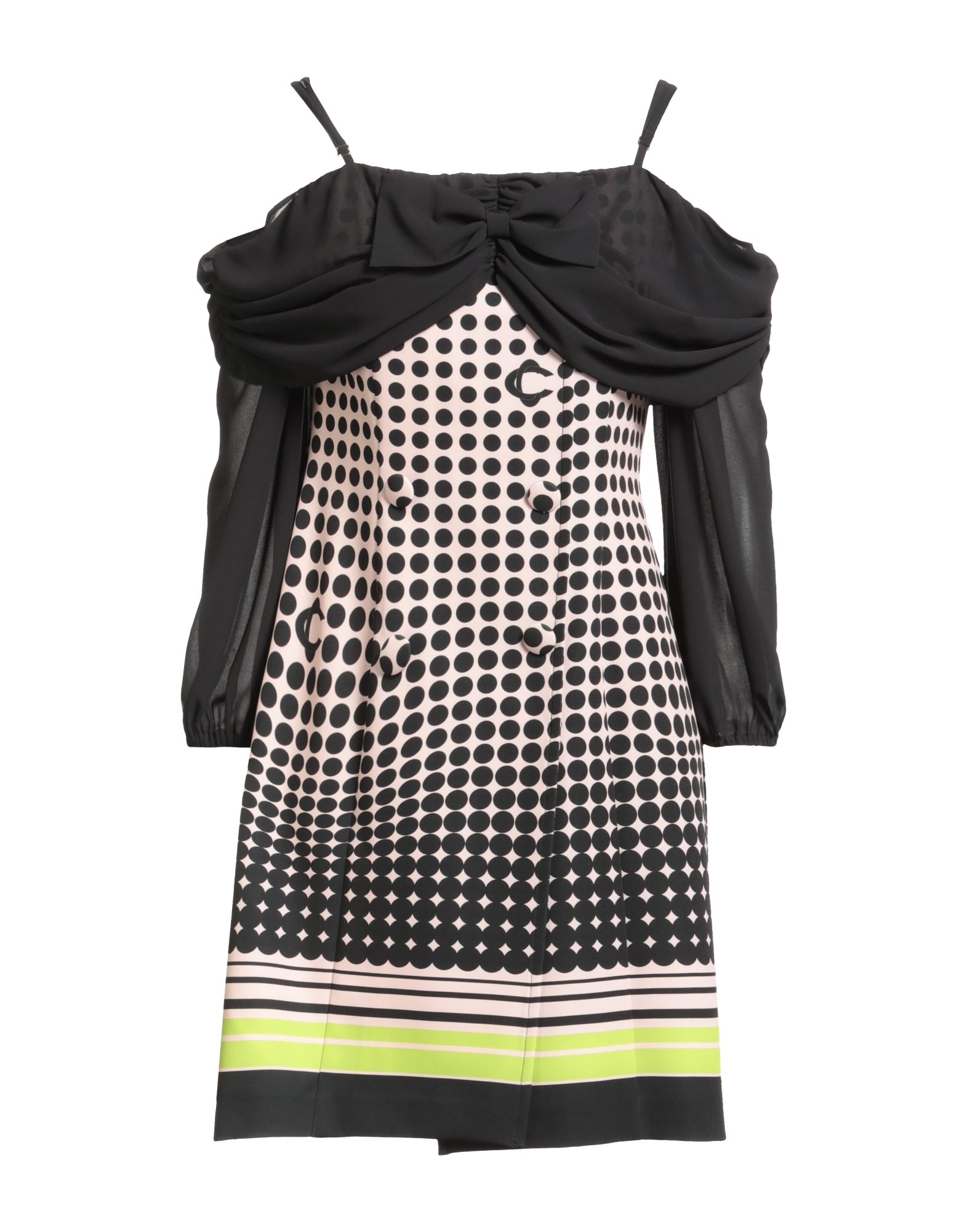 DOUBLE C Mini-kleid Damen Schwarz DOUBLE C Mini-kleid Damen Schwarz von DOUBLE C