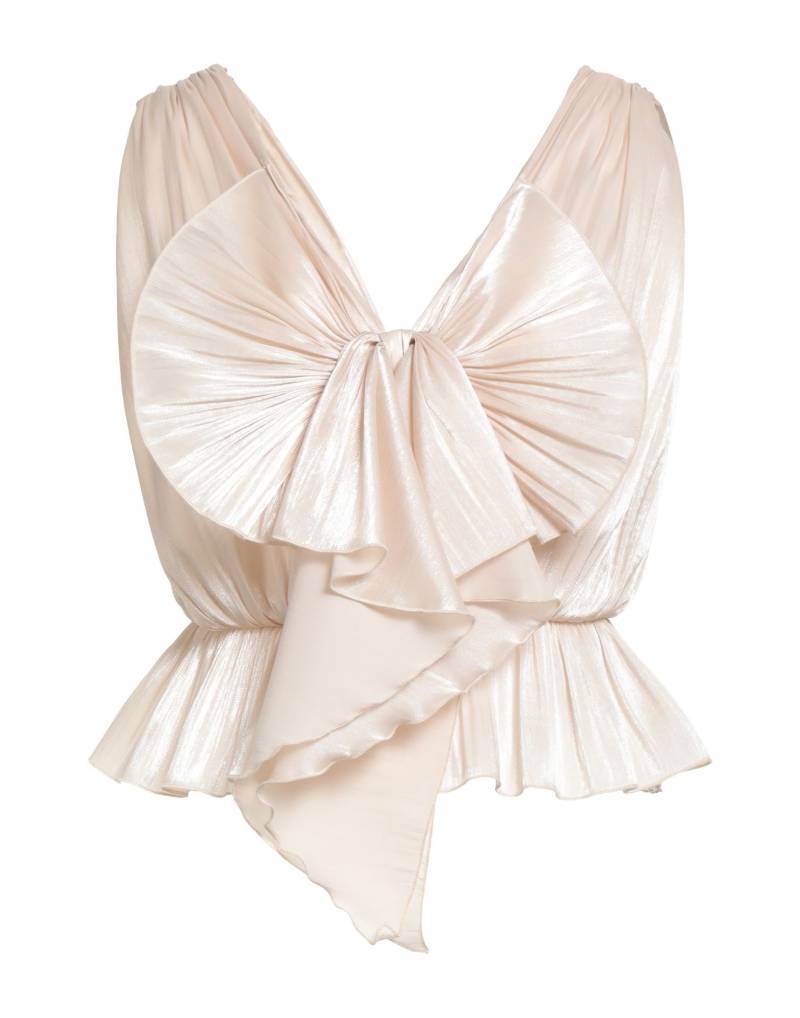 DOUBLE C Top Damen Beige von DOUBLE C