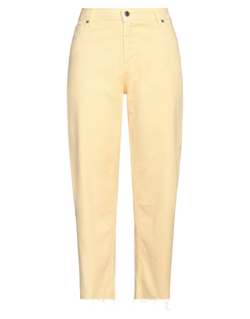 DOUBLE EIGHT Jeanshose Damen Pastellgelb von DOUBLE EIGHT