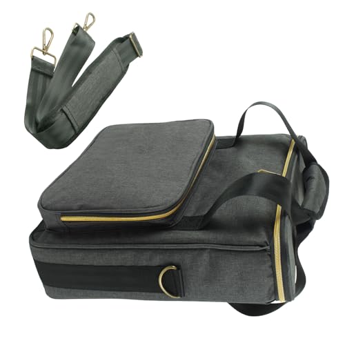 DOUDINGMAO Tragbare Schallplatten-Aufbewahrungsbox, strapazierfähig, Vinyl-Schallplatten-Organizer für einfachen Transport, Haltbarkeit, elektronisches Instrumenten-Zubehör von DOUDINGMAO