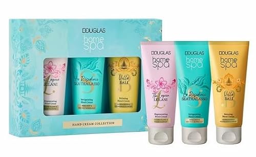 Douglas - Home Spa - Hand Cream Collection - The Lagoon Leilani Hand Cream 75ml + La Résidence Seathalasso Hand Cream 75ml + Villa Bali Hand Cream 75ml von DOUGLAS COSMETICS