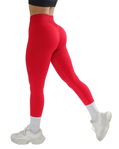 DOULAFASS Sport Leggings Damen High Waist Blickdicht Gym Leggings Seamless Sportleggins Lang Fitness Leggings von DOULAFASS